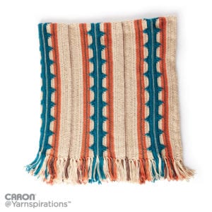 Crochet Southwest Stripe Afghan