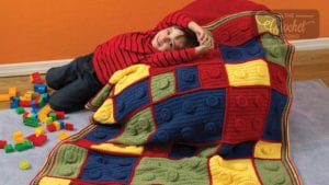 Crochet Building Blocks Throw