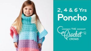 Crochet Kids Poncho