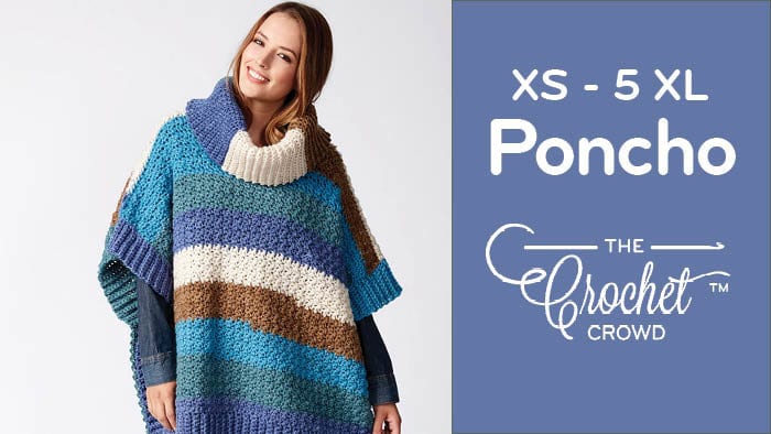 Crochet XS - 5 XL Poncho