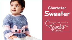 Crochet Baby Character Sweater