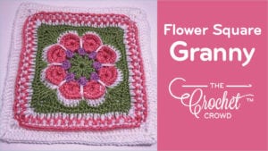 Crochet Flower in the Square Granny