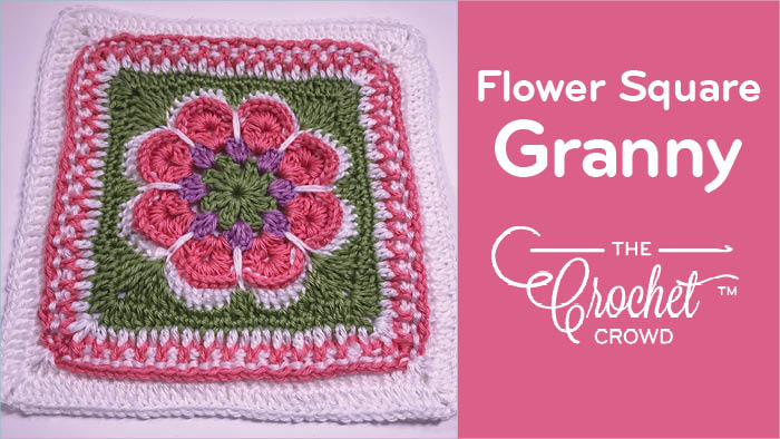 Flowers of the Month Granny Squares : 12 Squares and Instructions