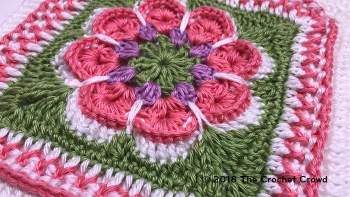 Crochet Flower in the Square Granny