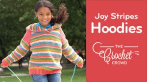 Crochet Joy Stripes Hoodies