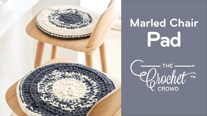 Crochet Marled Chair Pads