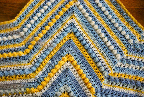 Crochet Hugs Kisses Starshine Afghan by Jeanne Steinhilber