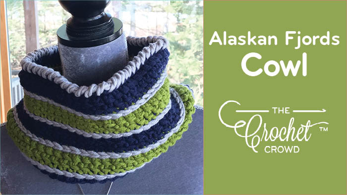 Crochet Alaskan Fjords Cowl by Diva Dan