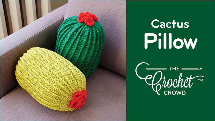Crochet Cactus Pillow Pattern