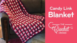 Crochet Candy Link Blanket