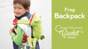 Crochet Frog Backpack