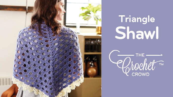 Crochet Triangle Shawl