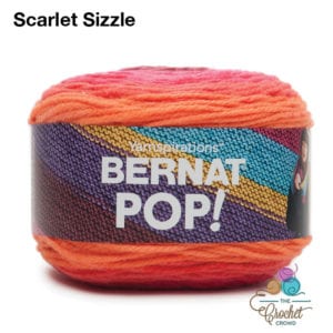Bernat POP Scarlet Sizzle