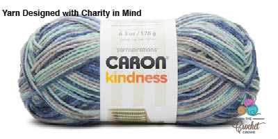 Caron Kindness Yarn Blue Ribbon