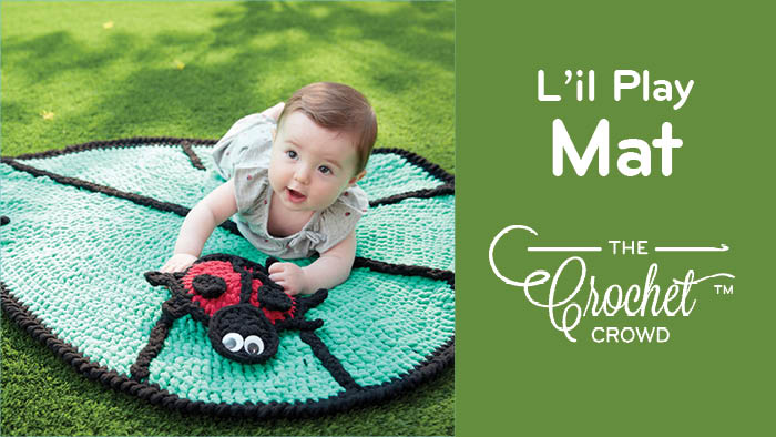Crochet Lil Leaf Playmat