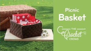 Crochet Picnic Basket