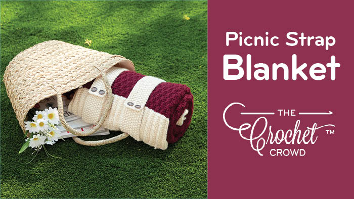 Crochet Picnic Strap Blanket