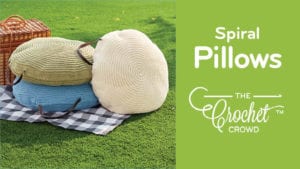 Crochet Spiral Pillows