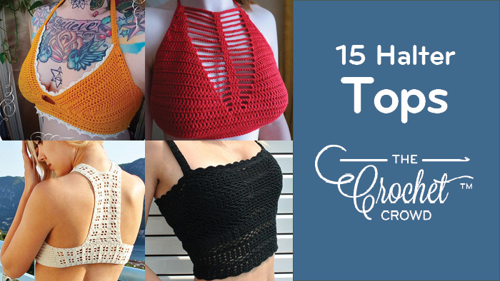 plus size crochet halter top