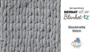 Stockinette stitch blanket pattern sale