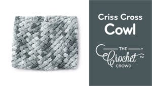 Criss Cross Cowl with Bernat Alize Blanket EZ