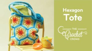 Crochet Hexagon Tote