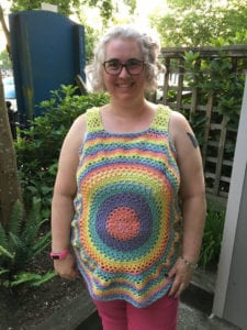 Crochet Summer Sorbet Top by Donna Bondy