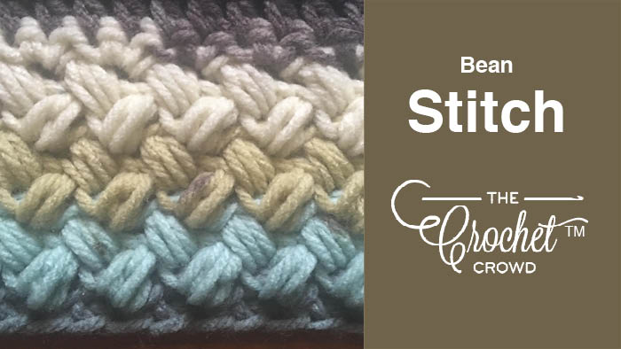 Crochet Bean Stitch Pattern