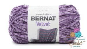 Bernat Velvet Gray Orchid Yarn