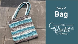 Crochet Easy V Bag