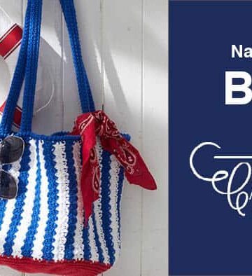Crochet Nautical Bag