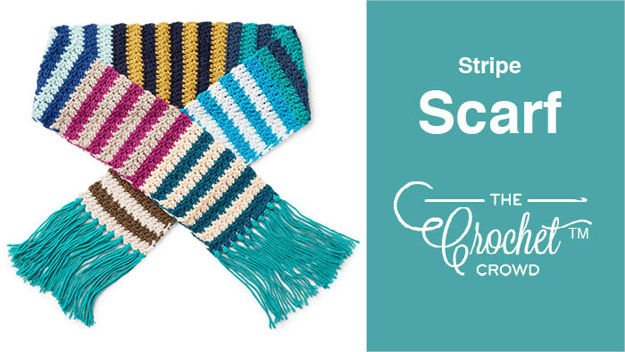 Caron X Pantone Stripe Scarf