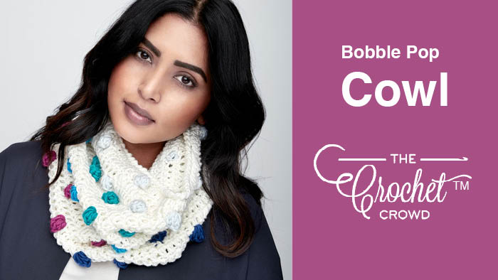 Crochet Bobble Pop Cowl