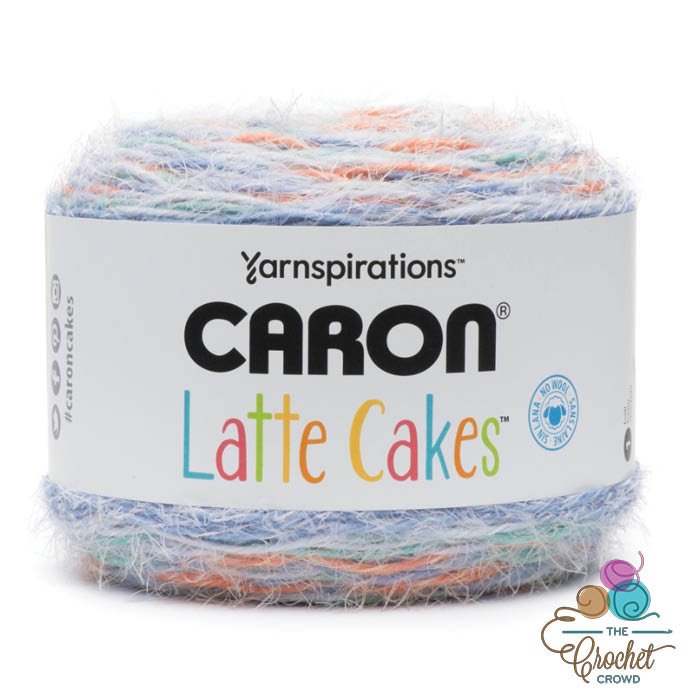 Caron Latte Cakes Yarn Persimmon Blue