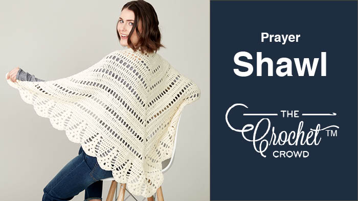 Crochet Prayer Shawl Pattern + Tutorial