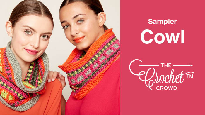 Crochet Sampler Cowl