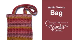 Crochet Waffle Texture Bag 