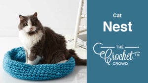 Crochet Cat Nest