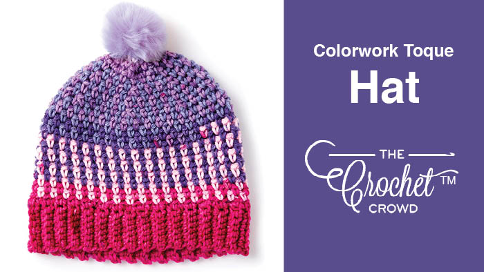 Crochet Colorwork Hat Toque Style Pattern