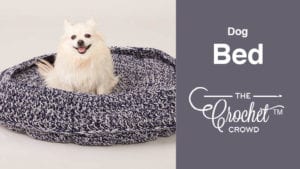 Crochet Dog or Cat Bed