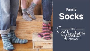 Crochet Family Socks