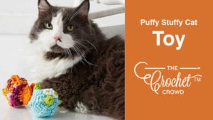 Crochet Puffy Stuffy Cat Toy