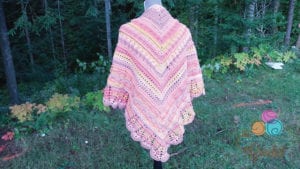 Crochet Study of Texture Shawl