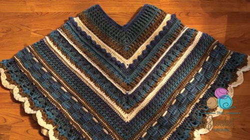 Crochet Study of Texture Poncho Pattern | The Crochet Crowd