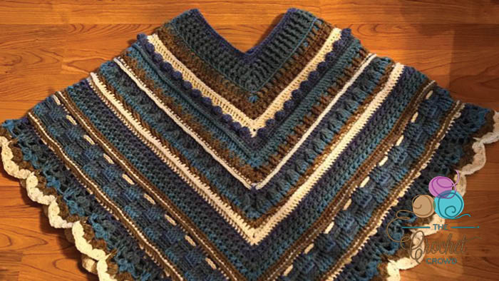 Crochet Study of Texture Poncho Pattern | The Crochet Crowd