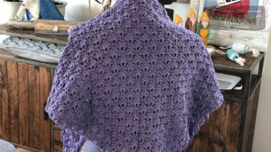 Easy Shells Crochet Shawl