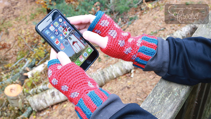 Fair Isle Fingerless Gloves