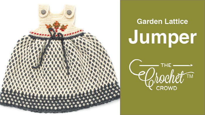 Crochet Garden Lattice Jumper