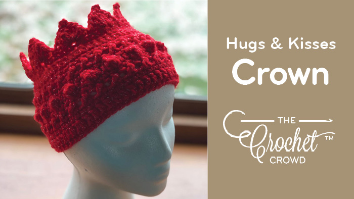 Hugs Kisses Crown Headband by Jeanne Steinhilber
