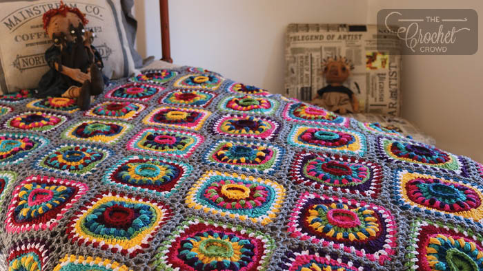 Crochet Christmas Ornament Blanket Pattern + Tutorial